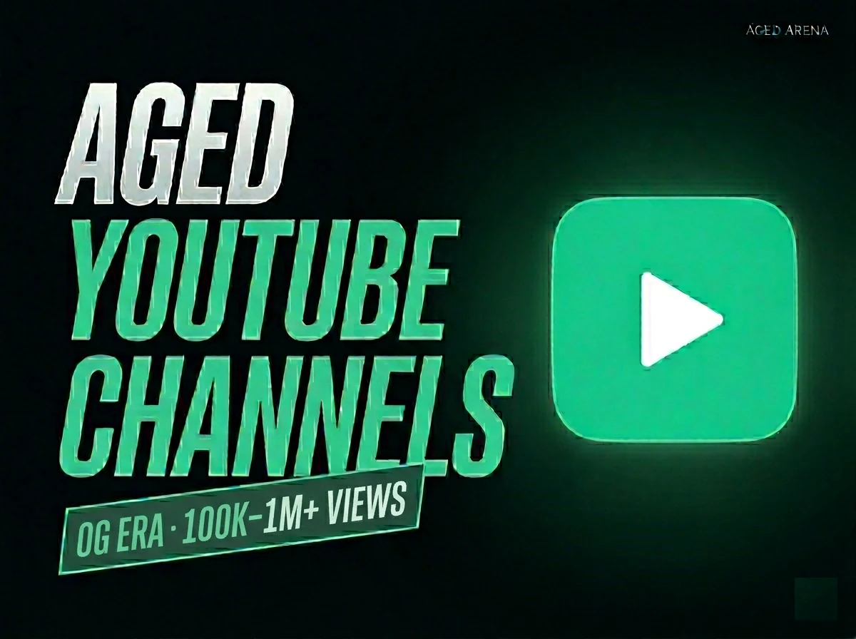 YouTube Special 2006-2009 (100K-1M+ Views) preview — aged YouTube account from 2006-2009