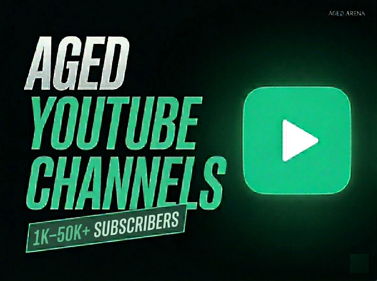 YouTube Special (1K-50K+ Subscribers) preview — aged YouTube account from 2010-2022